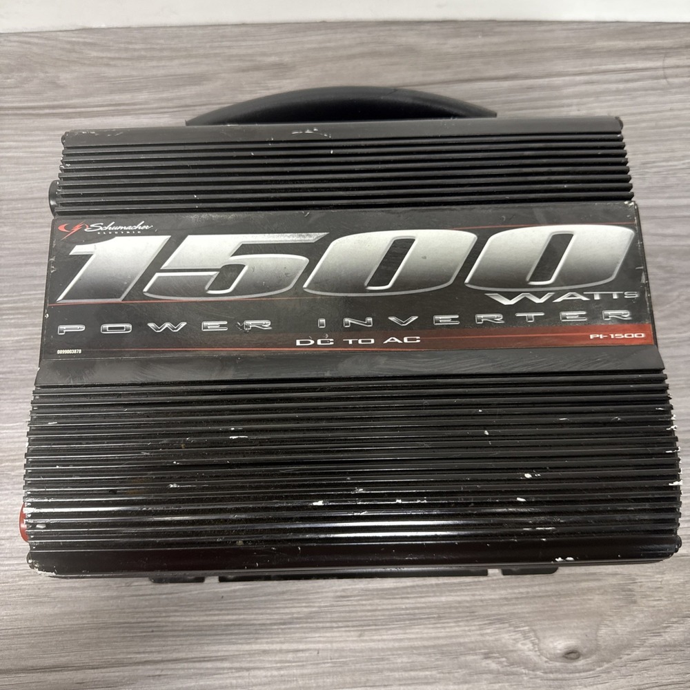 Schumacher PI-1500 1500-Watt Portable Power Converter Inverter DC to AC‎